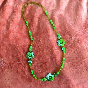 Green Beaded Necklace